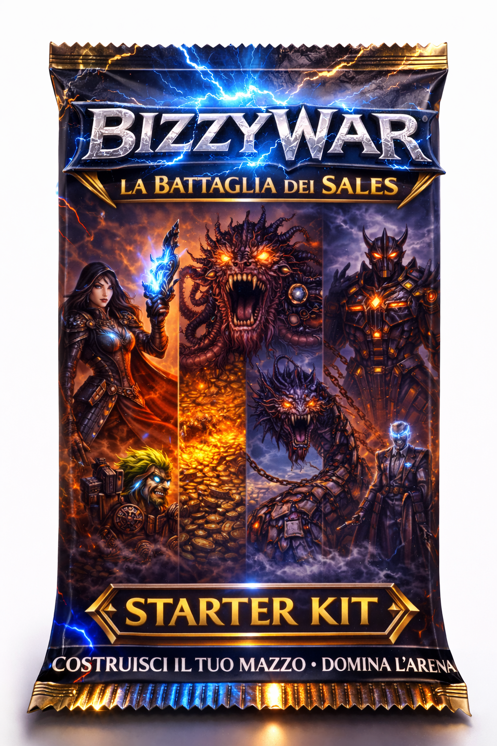 Bustina "La battaglia dei Sales" 7 carte + 2 rare